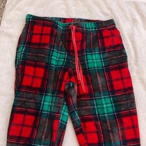 Christmas plaid pajama pants